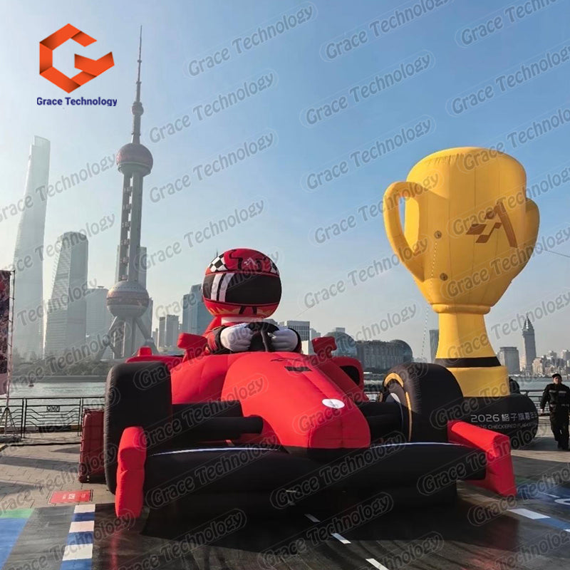 Popular Design Advertising Inflatable Racing Car Waterproof Durable Inflatable Racing Car/ Inflatable Coupe/ Car Model