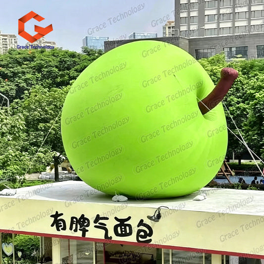 Customized Outdoor Fruit Sculptures with Resin Peach Watermelon Pumpkin Eggplant Corn Statues and Vegetable Themes