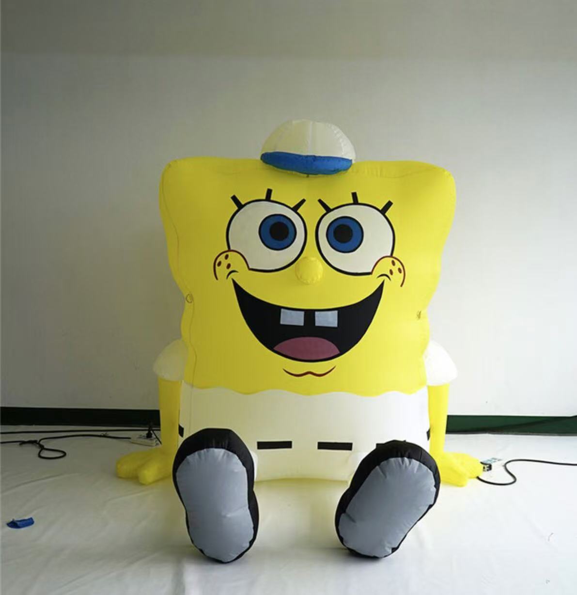 Giant Advertising Spongebob Inflatable Cartoon Christmas Mascot Decorate Inflatable Cartoon Character