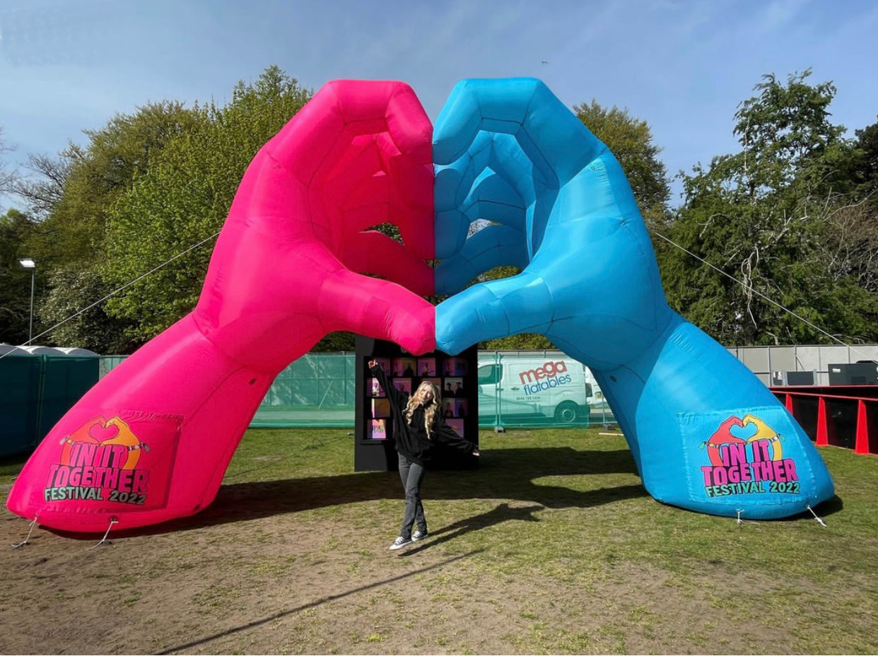 Giant Inflatable Hand Sculpture