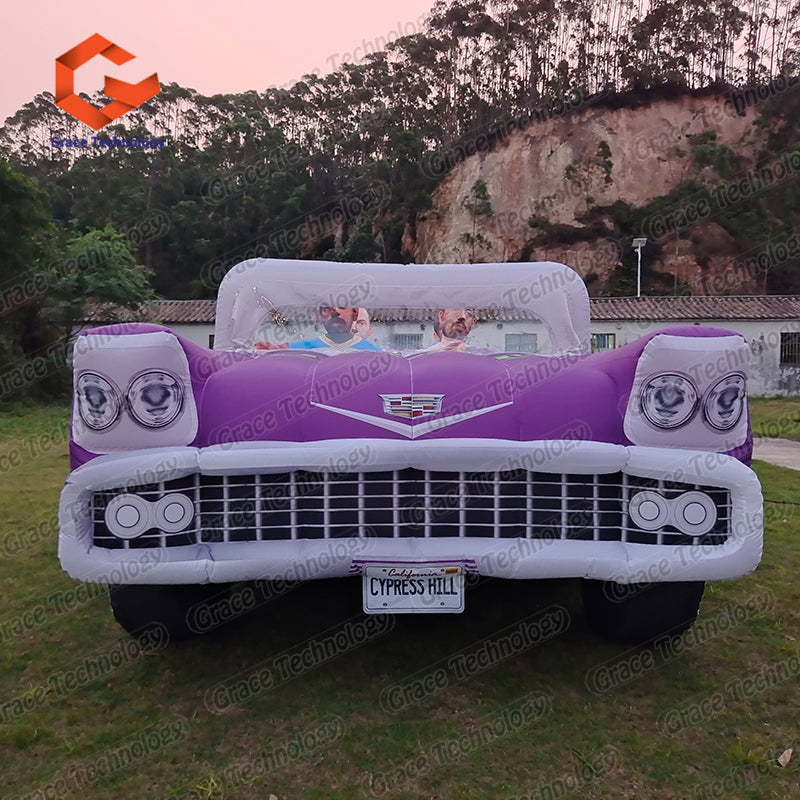 Custom Outdoor Inflatable Open Top Car Giant Inflatable Convertible Car Inflatable Cabriolet Vehicle Themed Prop For Auto Show
