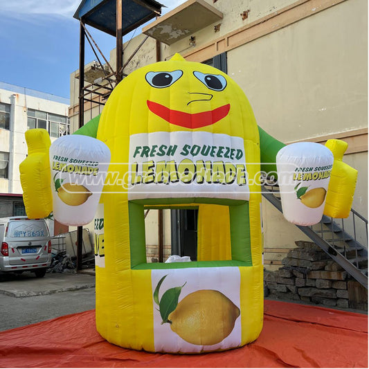 inflatable lemonade kiosk inflatable sales air tent