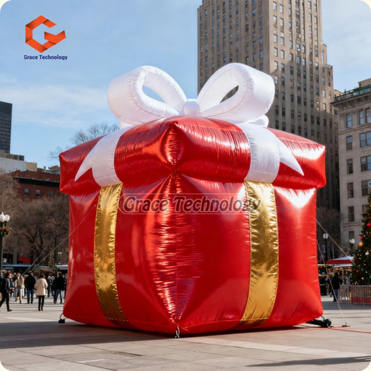 Giant Inflatable Christmas Present gift box for parada