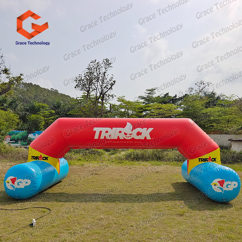 PVC Race Inflatable Arch Sports Racing Inflatable Archway Start Finish Line Sports Event Decoration Accessory