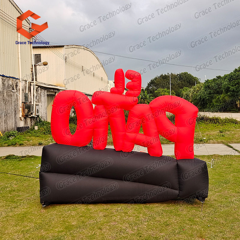 Giant Inflatable Letters for Advertising Inflatable Letters Billboard Model Personalized Custom Inflatable Logo Sign