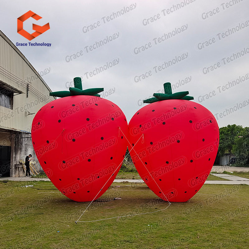 Inflatable Fruit Event Gonflables Publicitaires Giant Inflatable Strawberry