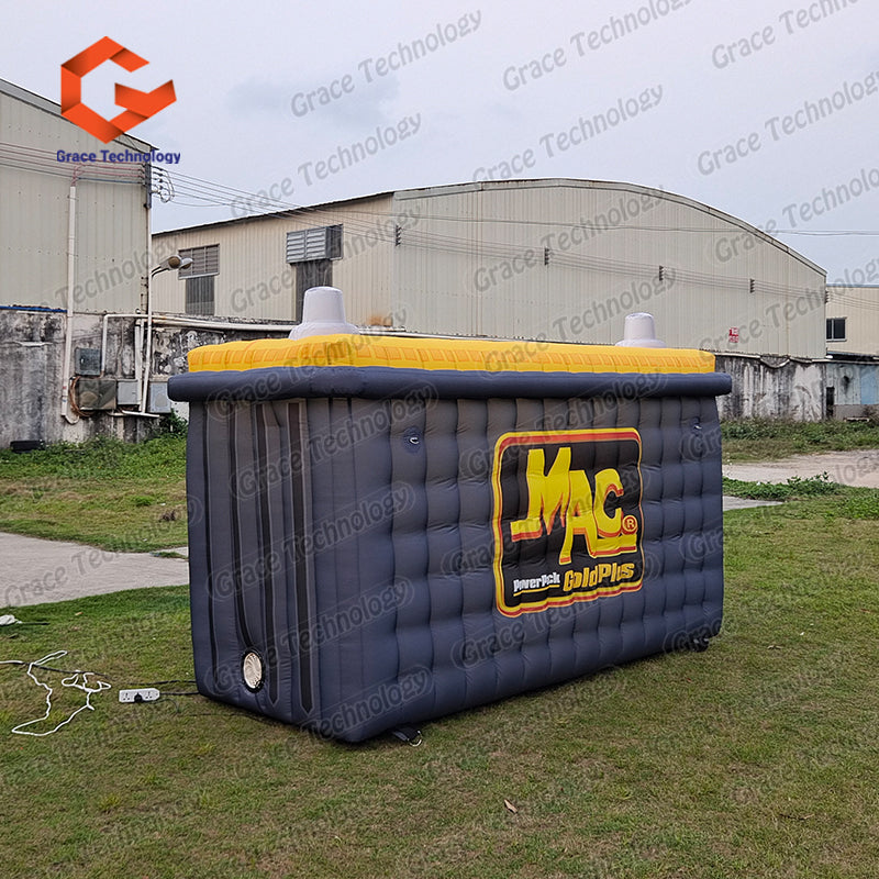 Inflatable Battery Box Replicas Custom Advertising Inflatable Battery Box Model Blow up Battery Balloon for Sale