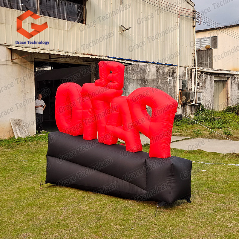 Giant Inflatable Letters for Advertising Inflatable Letters Billboard Model Personalized Custom Inflatable Logo Sign
