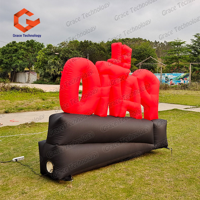 Giant Inflatable Letters for Advertising Inflatable Letters Billboard Model Personalized Custom Inflatable Logo Sign