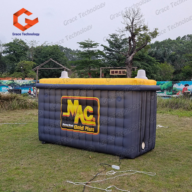 Inflatable Battery Box Replicas Custom Advertising Inflatable Battery Box Model Blow up Battery Balloon for Sale
