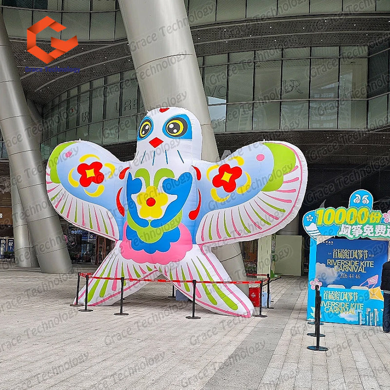 Large Inflatable Kite Cartoon Kite Inflatable for Outdoor Festival Display