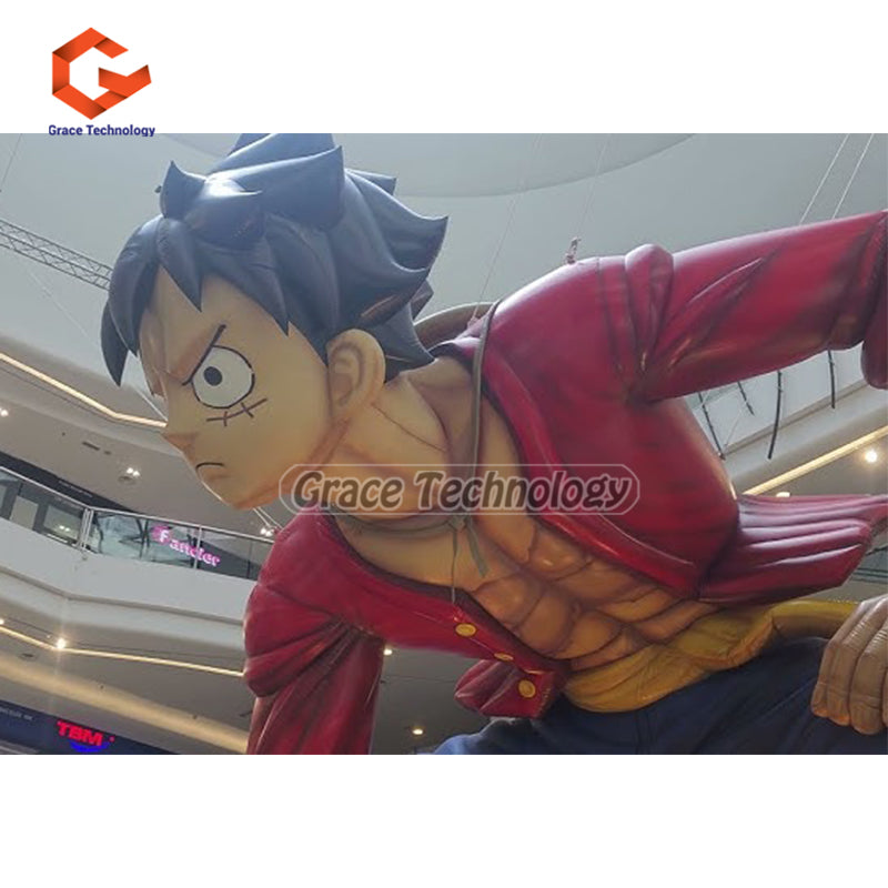 Decoration Inflatable Sun God Monkey D Luffy Mascot Giant Inflatable Luffy Cartoon Figures for Display