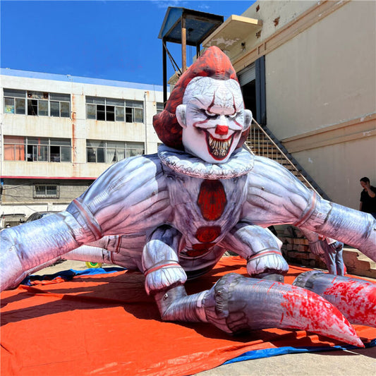Halloween Stage Decoration Inflatable Model Customized Scary Giant Clown Inflatable for Festival Advertising