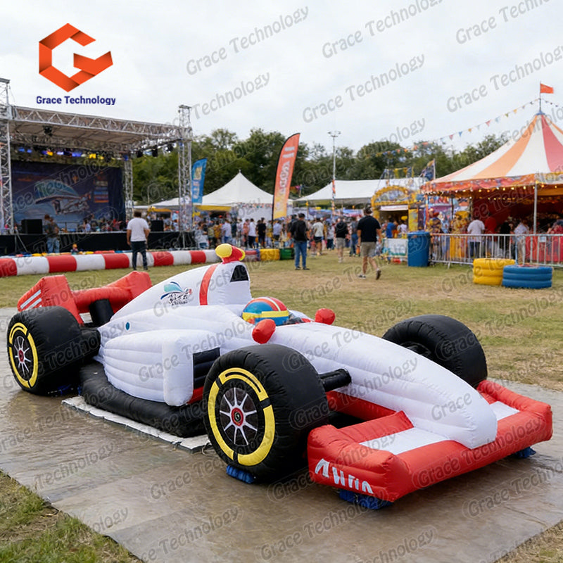 Popular Design Advertising Inflatable Racing Car Waterproof Durable Inflatable Racing Car/ Inflatable Coupe/ Car Model