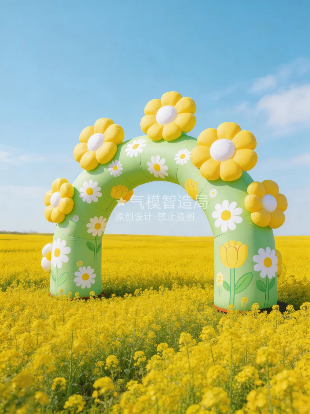 Custom Outdoor Advertising  Inflatables for Weddings Party Events Continuous Entrance