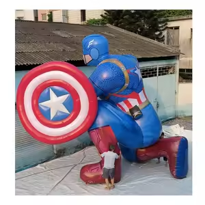 High-quality Commercial Inflatable Cartoon Character Wholesale Company America Life Size Inflatable Captain Cartoon Characters