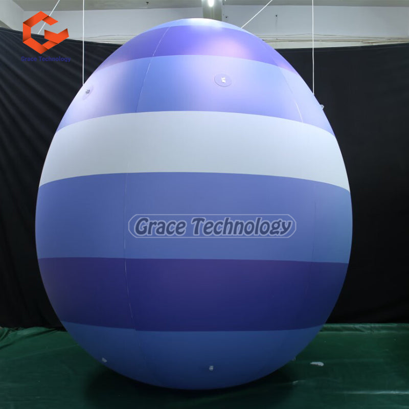 Colorful Inflatable Easter Eggs Decoration Giant Inflatable Egg Balloon for Holiday Decoration