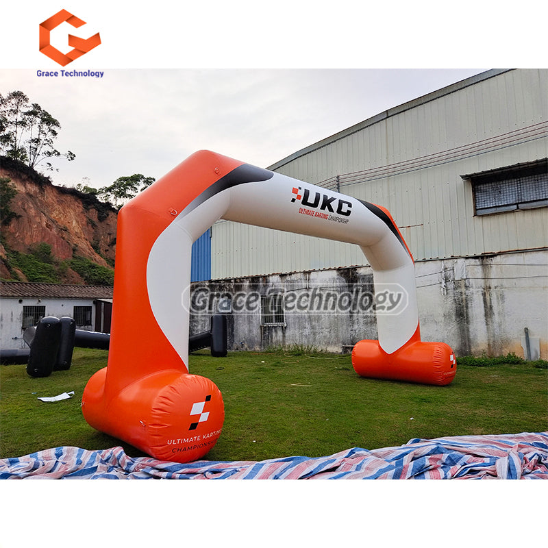 SPU Inflatable Water Floating Arch Airslealed Inflatable Start Finish Arch for Water Events