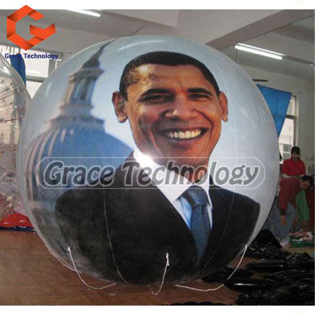 Face Printed Inflatable Parade Balloon Advertising Inflatable Balloon for Vote Events