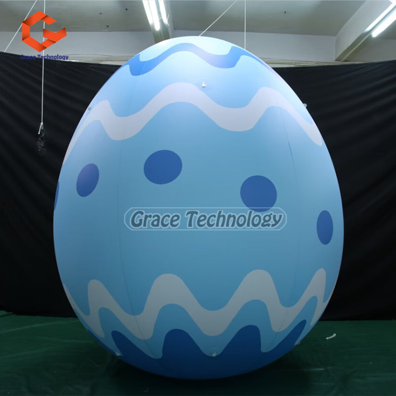 Colorful Inflatable Easter Eggs Decoration Giant Inflatable Egg Balloon for Holiday Decoration