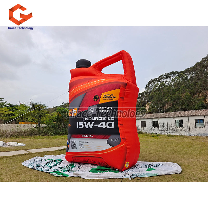 Custom Inflatable Engine Oil Box Replicas Advertising Inflatable Bottles
