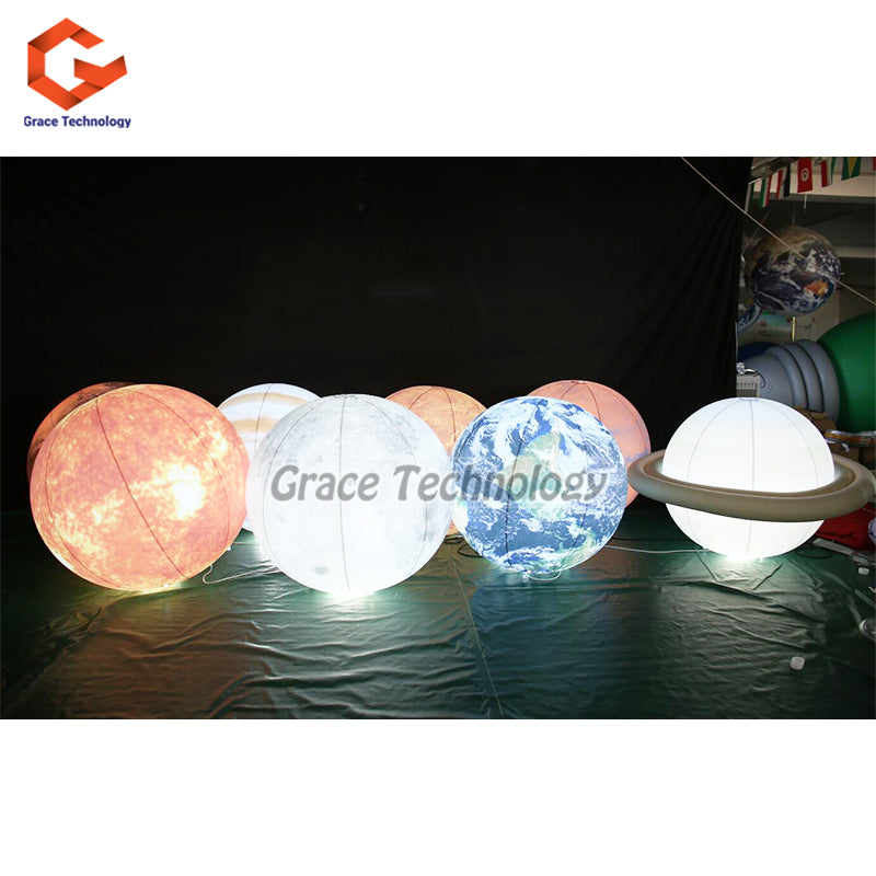 Space Theme Decoration Inflatable Planet Mars Advertising Inflatable Globe Balloon