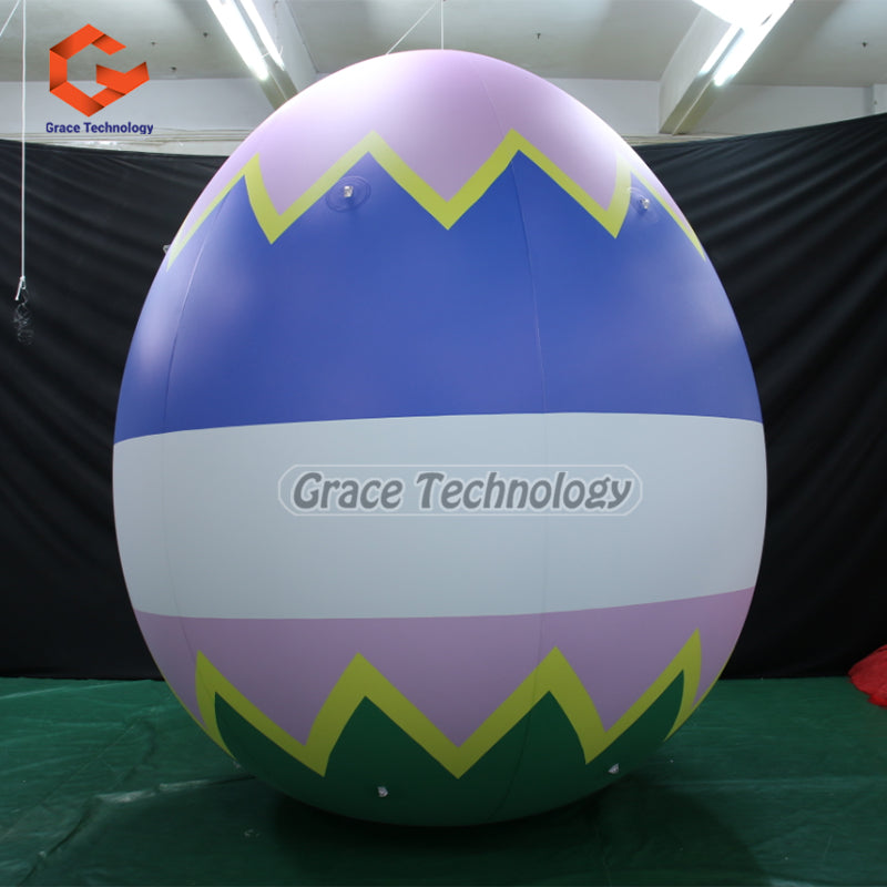 Colorful Inflatable Easter Eggs Decoration Giant Inflatable Egg Balloon for Holiday Decoration