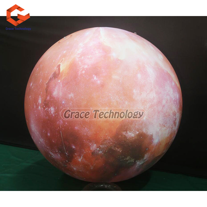 Custom Inflatable Solar System Balloon Space Theme Party Decoration Planet Balloon with LED Lights
