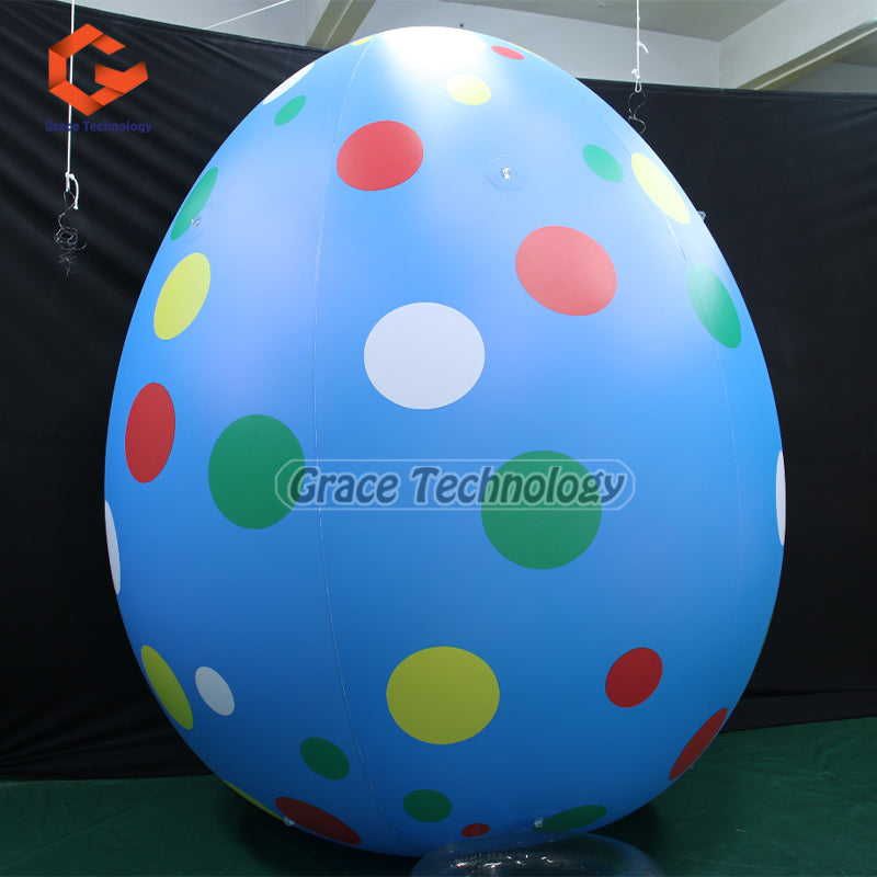 Colorful Inflatable Easter Eggs Decoration Giant Inflatable Egg Balloon for Holiday Decoration