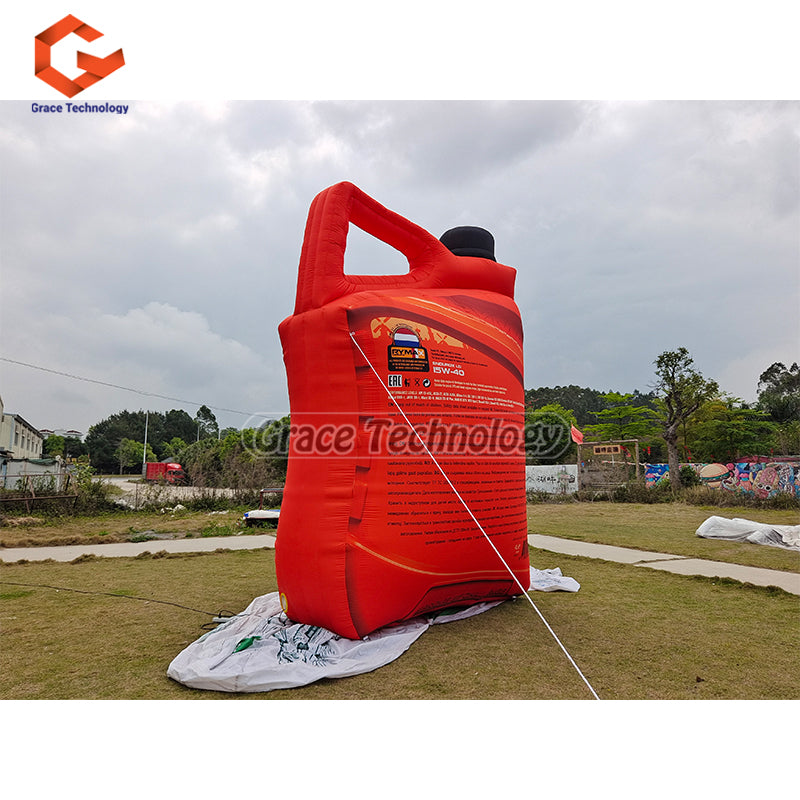 Custom Inflatable Engine Oil Box Replicas Advertising Inflatable Bottles