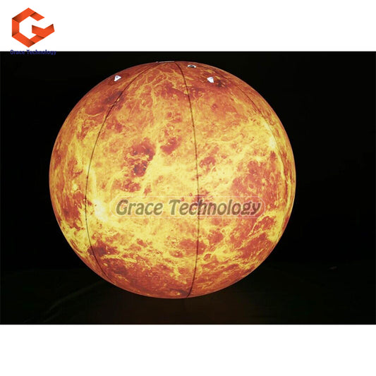 Space Theme Decoration Inflatable Planet Mars Advertising Inflatable Globe Balloon