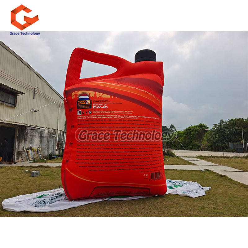 Custom Inflatable Engine Oil Box Replicas Advertising Inflatable Bottles