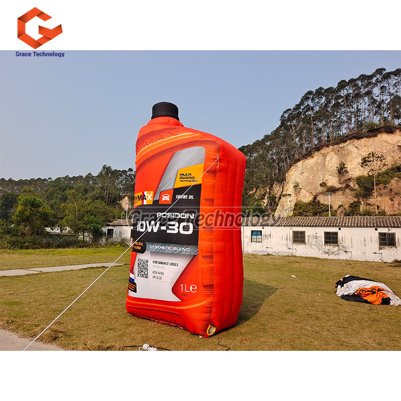 Custom Inflatable Engine Oil Box Replicas Advertising Inflatable Bottles