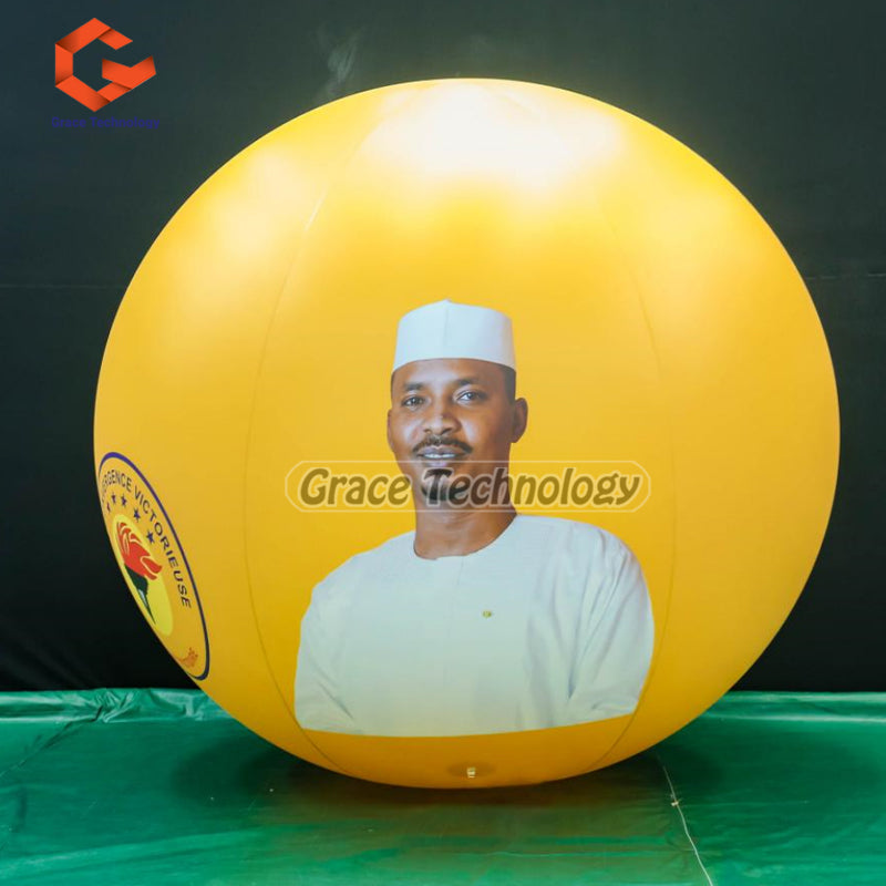 Face Printed Inflatable Parade Balloon Advertising Inflatable Balloon for Vote Events