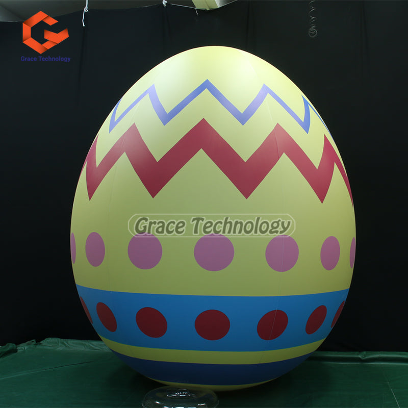 Colorful Inflatable Easter Eggs Decoration Giant Inflatable Egg Balloon for Holiday Decoration
