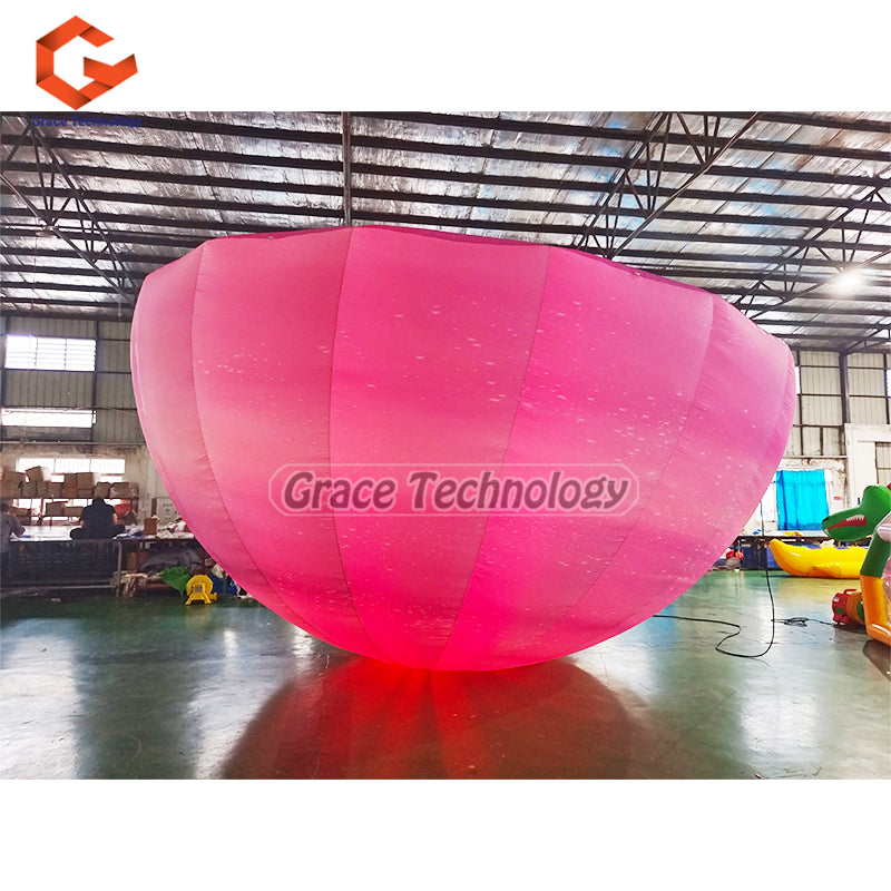 Giant Inflatable Hemisphere Balloon with LED Lights Balloon for Hanging