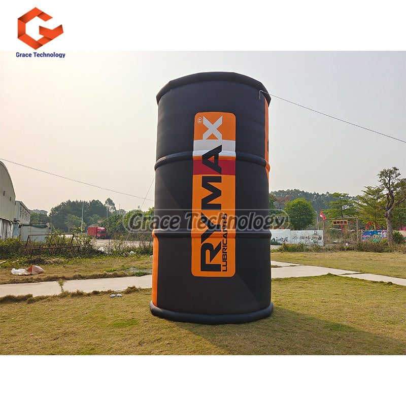 Custom Inflatable Oil Bottle Replicas Giant RYMAX Engine Oil Lubricants Packing Replicas