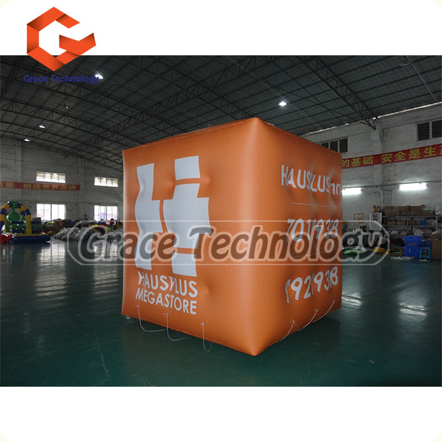 Giant Inflatable Cube Replica Advertising Inflatable Cube Balloon for Outdoor Festival