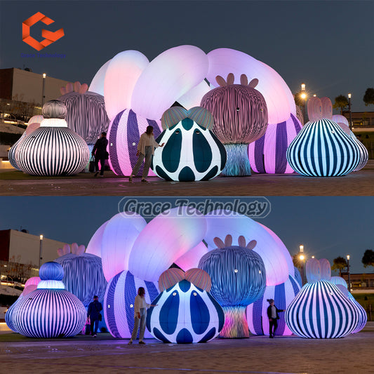 Interactive Inflatable Art Exhibition Custom Characters Inflatable Sculptures for Museum Decorations