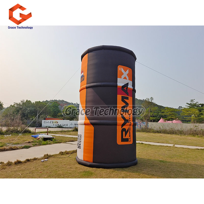 Custom Inflatable Oil Bottle Replicas Giant RYMAX Engine Oil Lubricants Packing Replicas