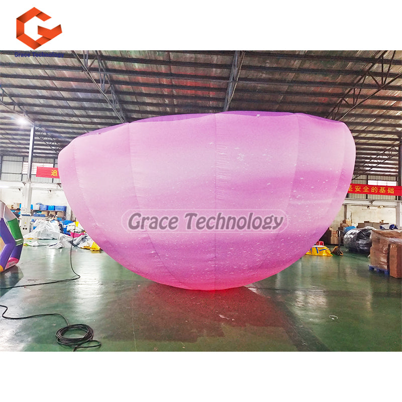 Giant Inflatable Hemisphere Balloon with LED Lights Balloon for Hanging