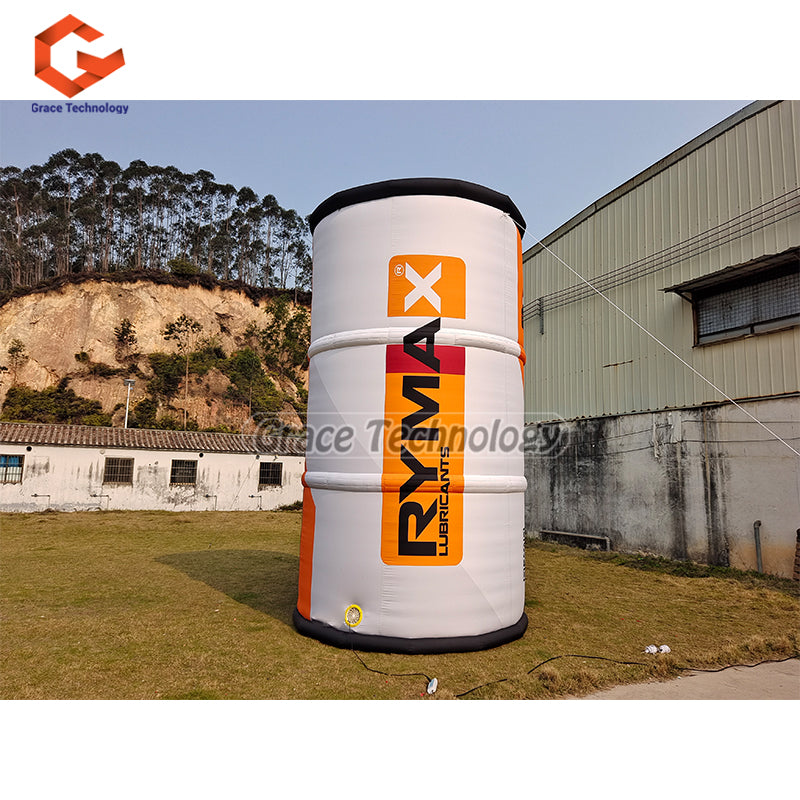 Custom Inflatable Oil Bottle Replicas Giant RYMAX Engine Oil Lubricants Packing Replicas