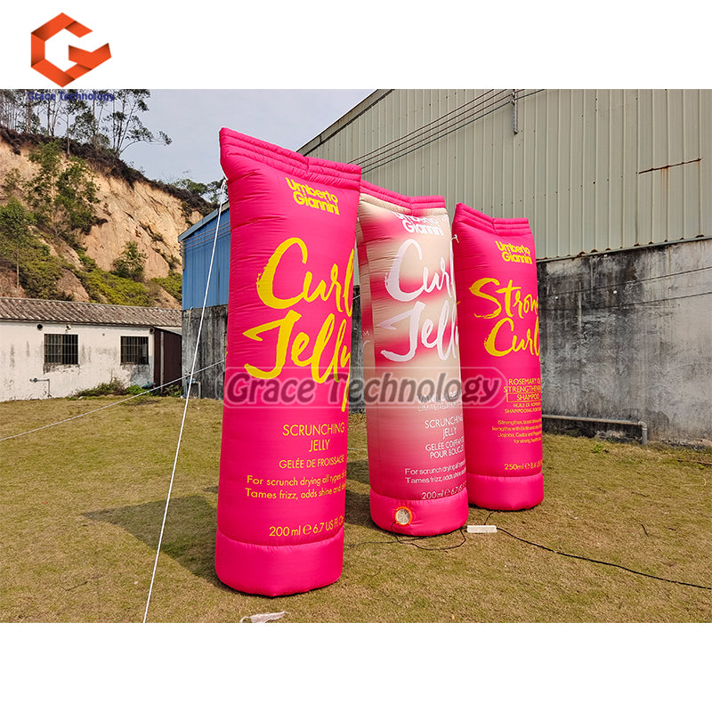 Custom Inflatable Packing Bag Replicas Giant Inflatable Packing Bottles Duplicate
