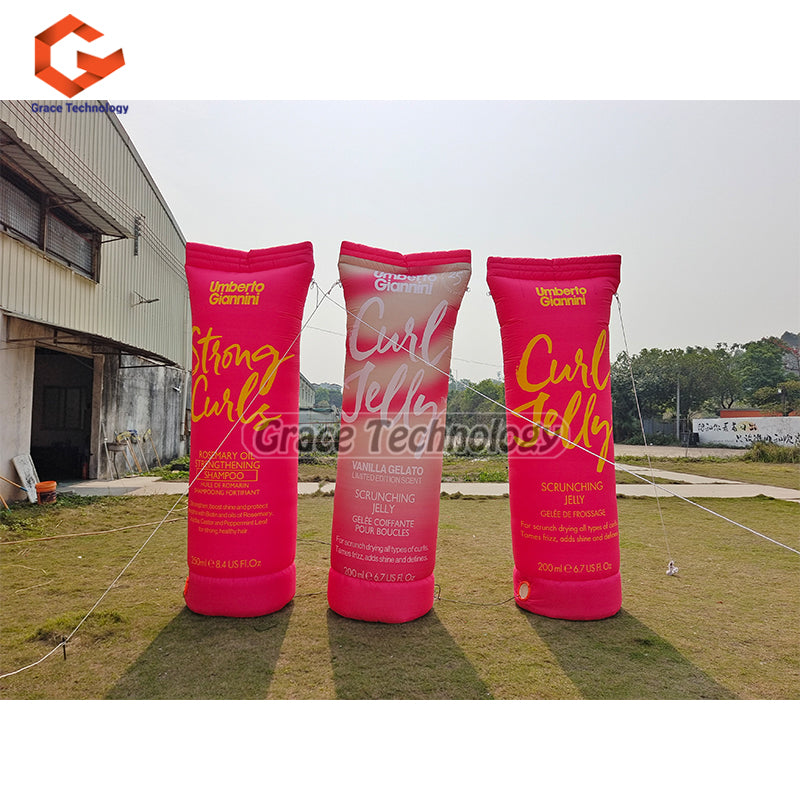 Custom Inflatable Packing Bag Replicas Giant Inflatable Packing Bottles Duplicate