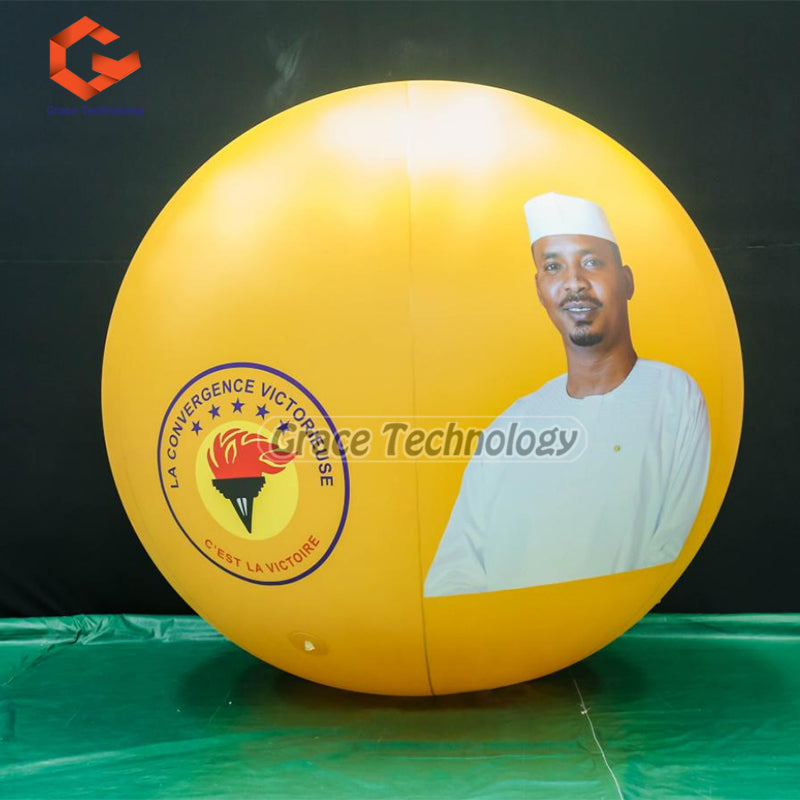 Face Printed Inflatable Parade Balloon Advertising Inflatable Balloon for Vote Events