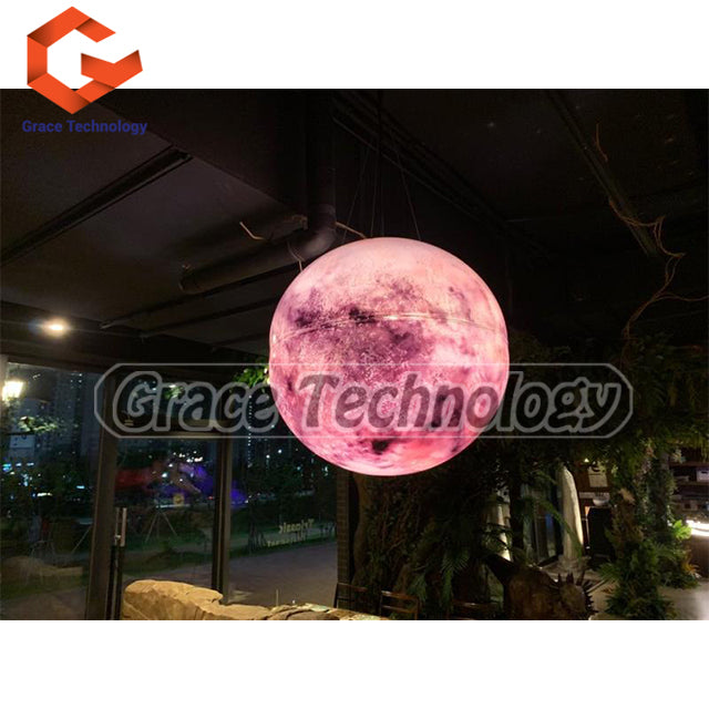 Inflatable Solar System LED Planet Balloon for  Astronomy Education