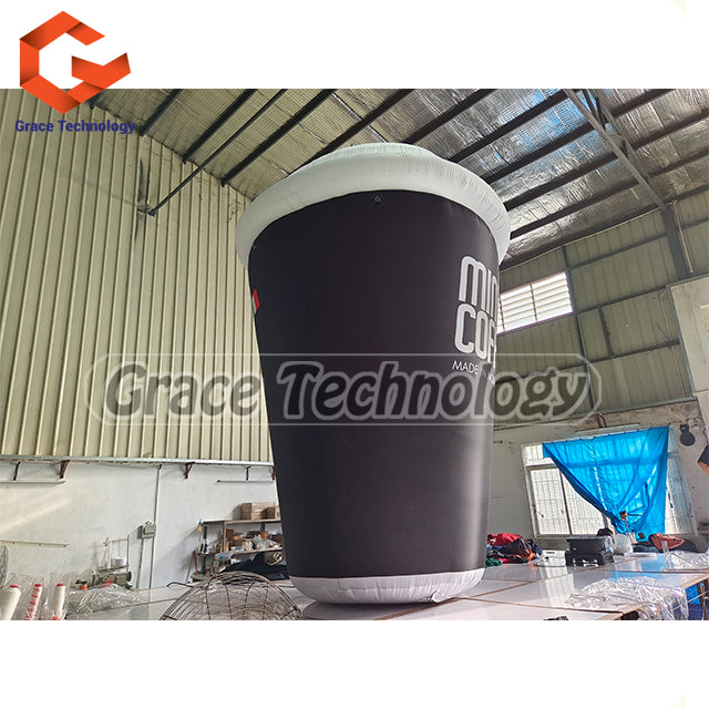 20ft Giant Inflatable Cups Outdoor Inflatable Coffee Cup Inflatable Bottles for Display