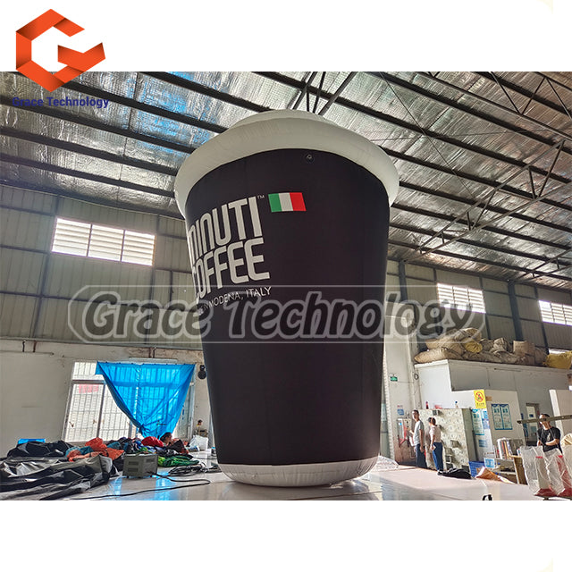 20ft Giant Inflatable Cups Outdoor Inflatable Coffee Cup Inflatable Bottles for Display