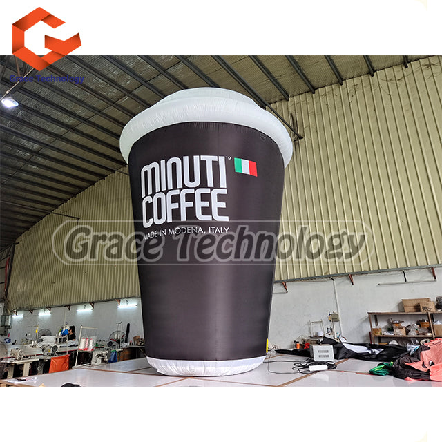 20ft Giant Inflatable Cups Outdoor Inflatable Coffee Cup Inflatable Bottles for Display