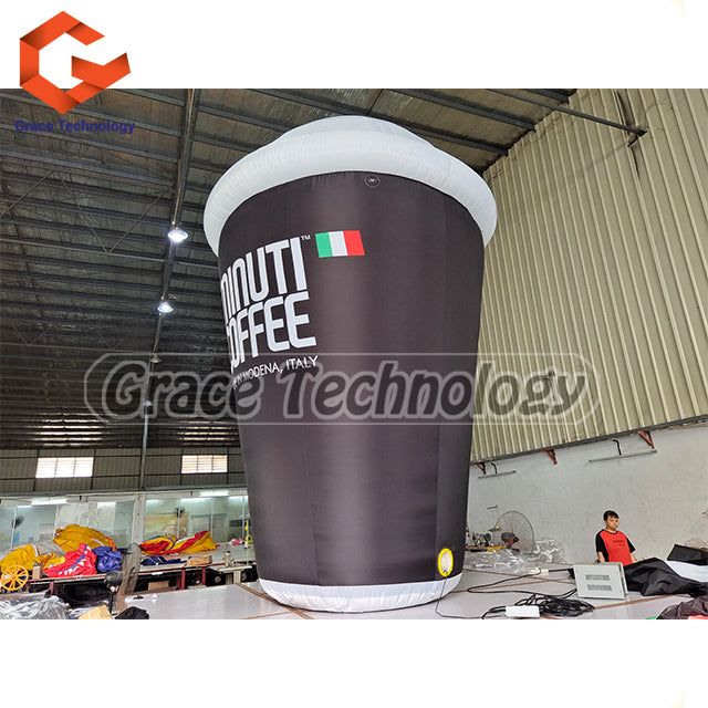 20ft Giant Inflatable Cups Outdoor Inflatable Coffee Cup Inflatable Bottles for Display